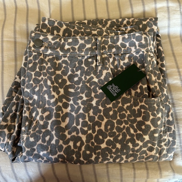 Wild Fable Leopard Print Jeans - Size XXL - Picture 5 of 6